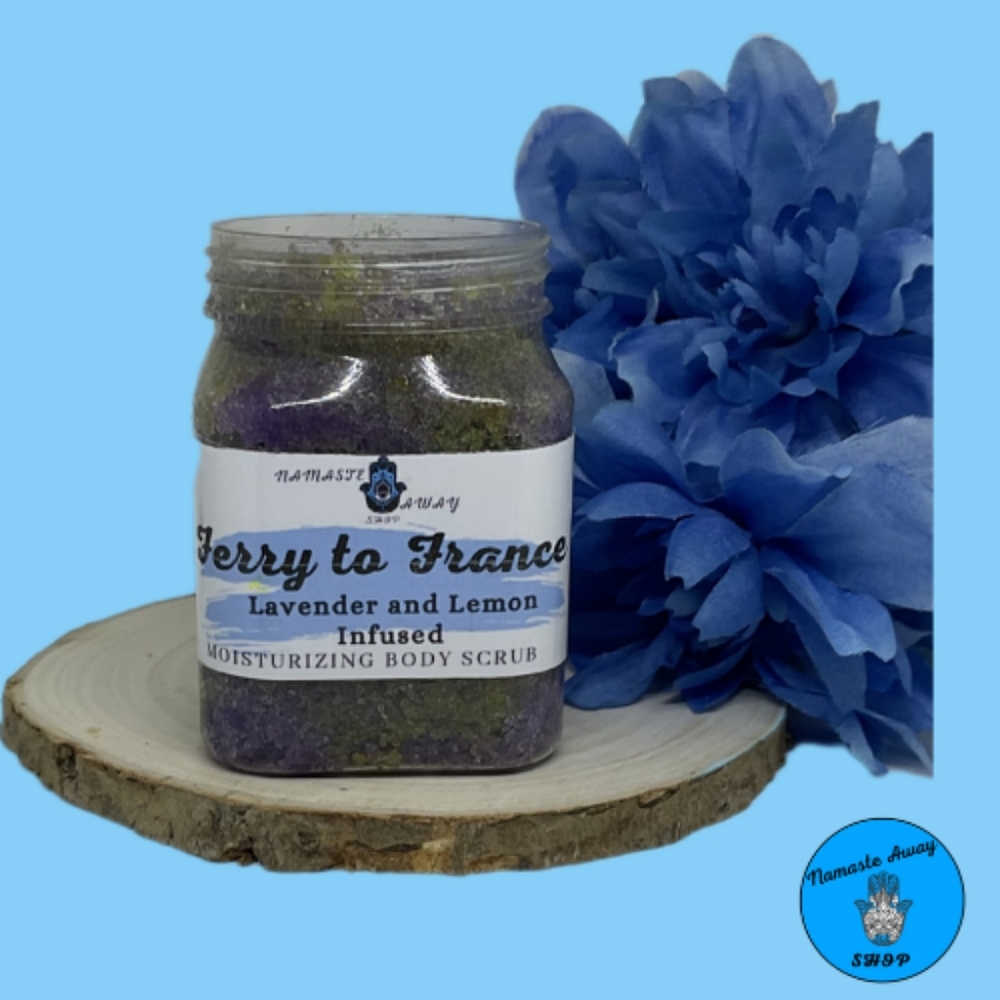 FERRY TO FRANCE LAVENDER BODY SCRUB 8oz